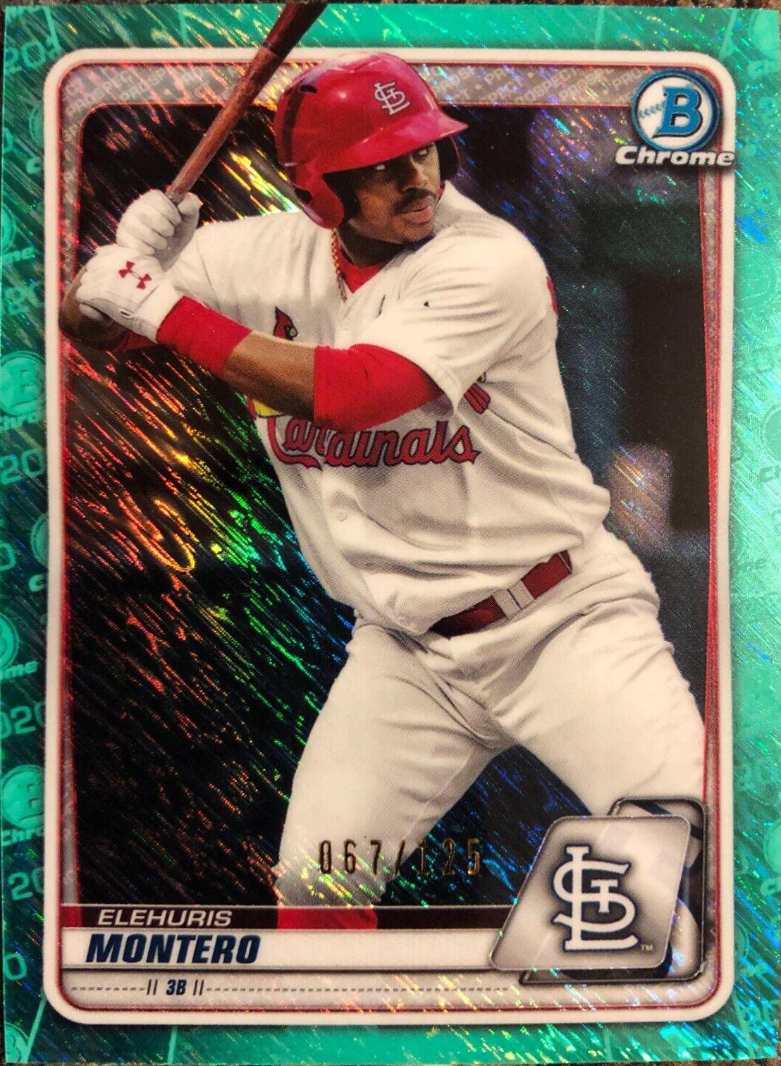 Elehuris Montero [Aqua Shimmer Refractor] #BCP-32