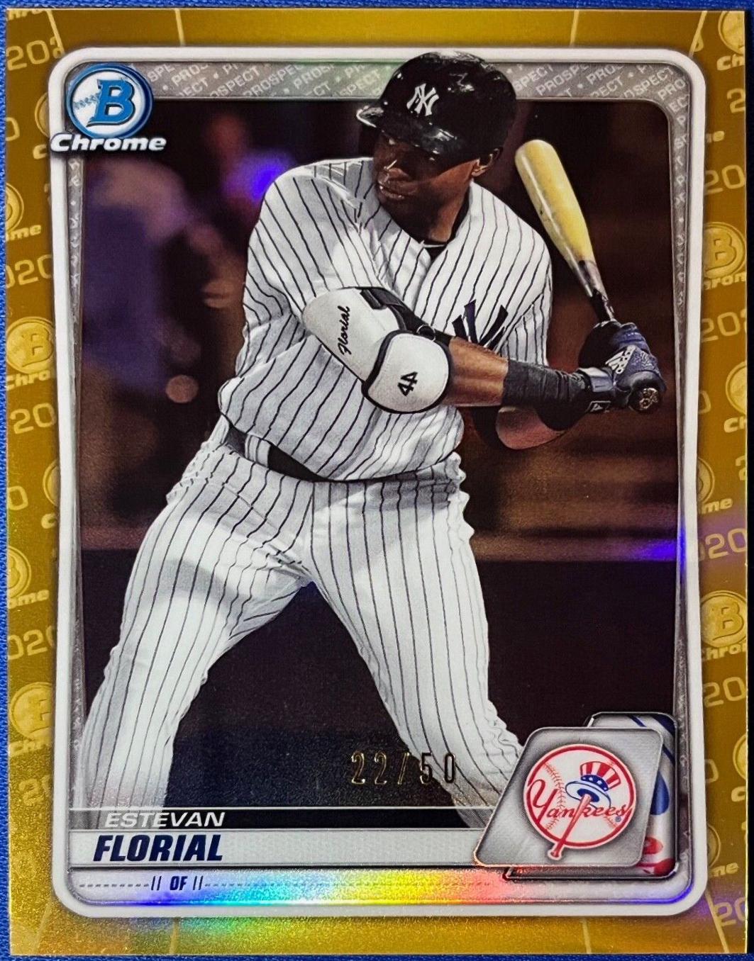 Estevan Florial [Gold Refractor] #BCP-31