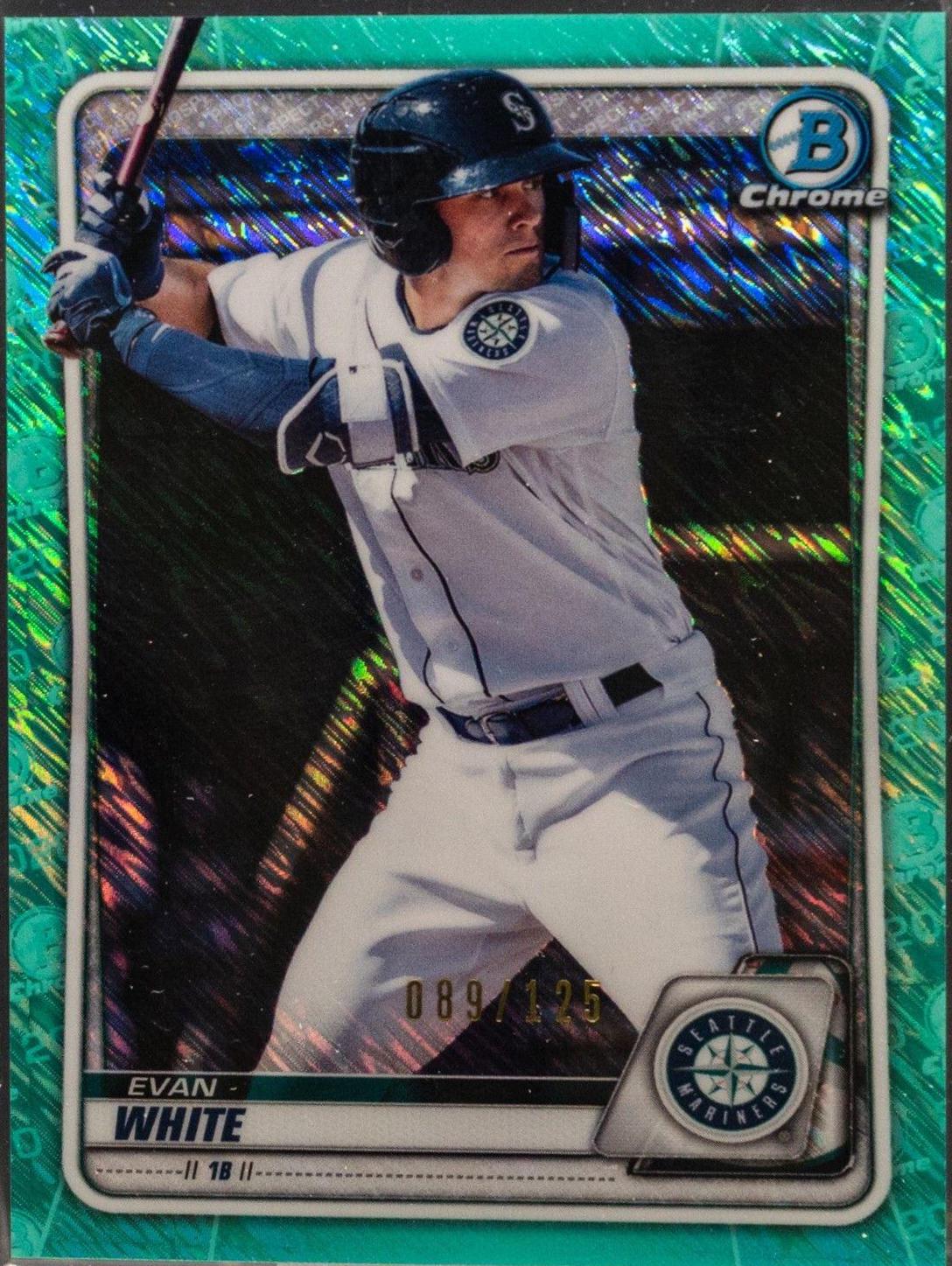 Evan White [Aqua Shimmer Refractor] #BCP-77