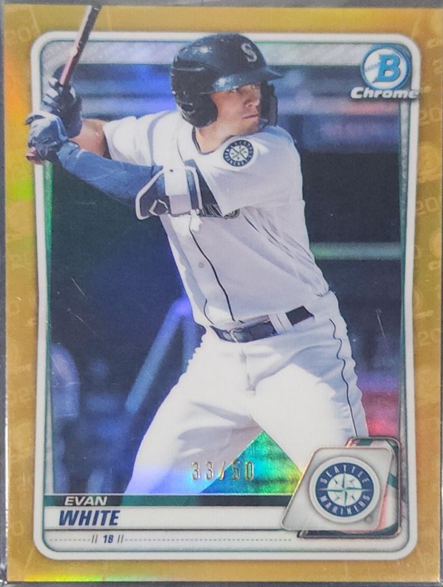 Evan White [Gold Refractor] #BCP-77