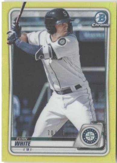 Evan White [Yellow Refractor] #BCP-77