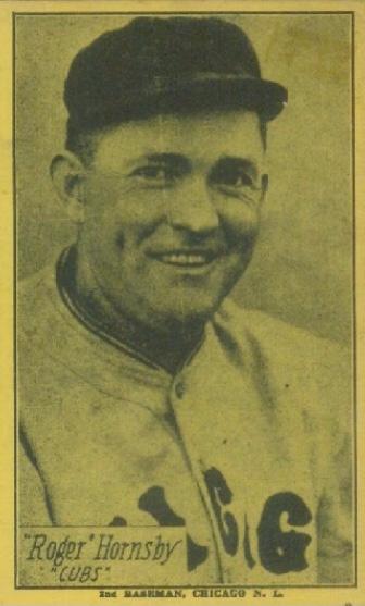 Rogers Hornsby #NNO