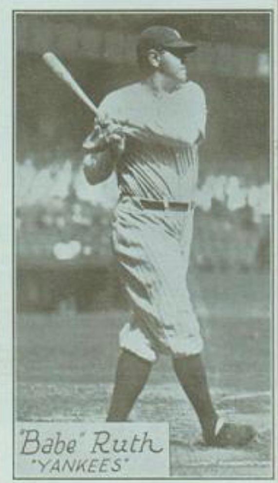 Babe Ruth #NNO