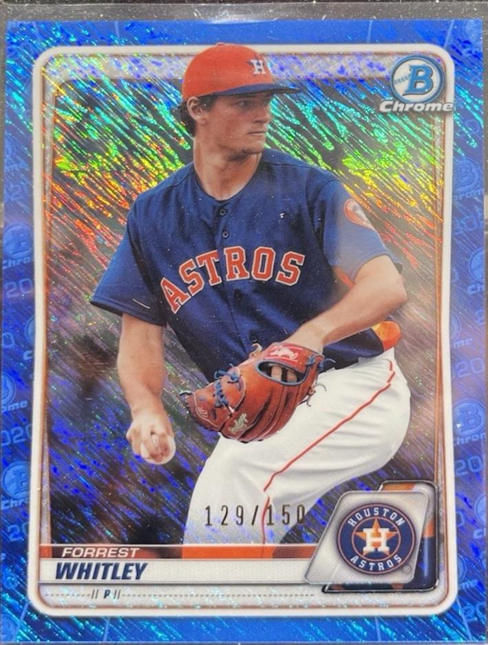 Forrest Whitley [Blue Shimmer Refractor] #BCP-70