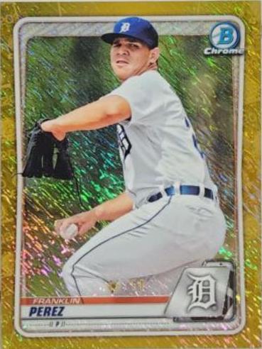 Franklin Perez [Gold Shimmer Refractor] #BCP-63