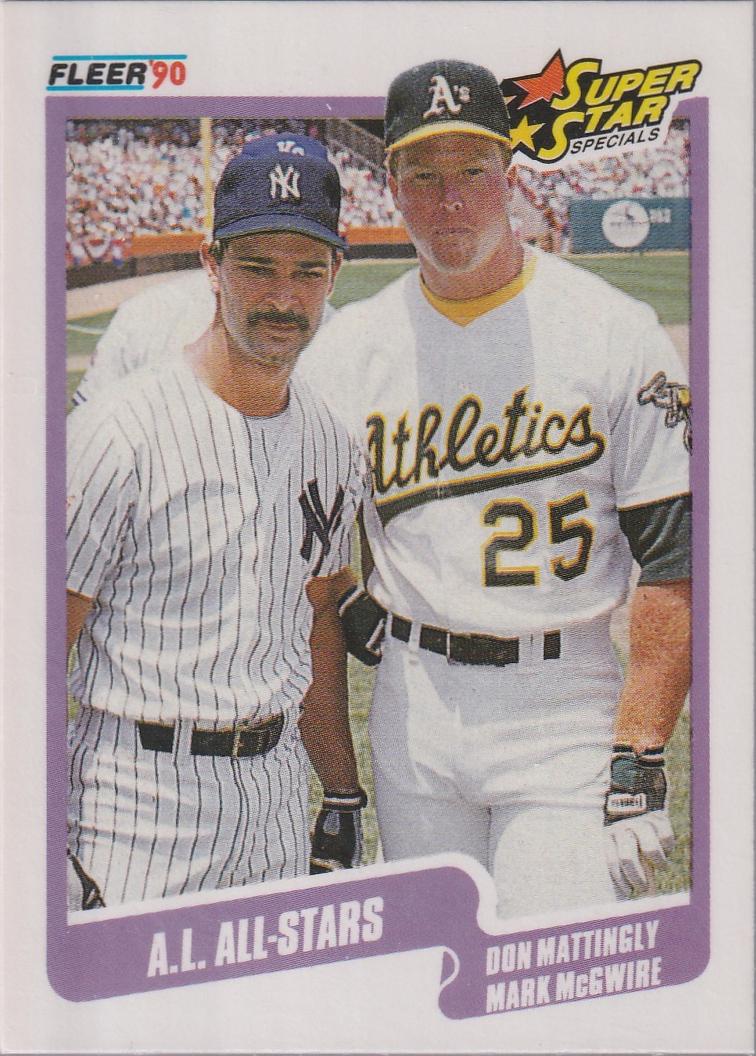 A.L. All-Stars: Don Mattingly / Mark McGwire #638