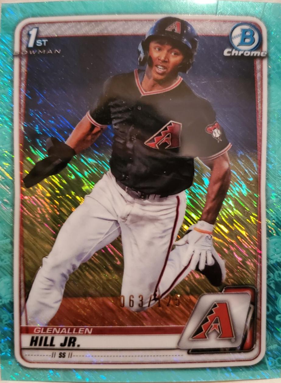 Glenallen Hill Jr. [Aqua Shimmer Refractor] #BCP-59