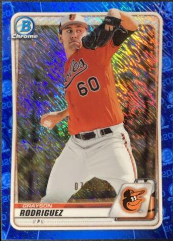 Grayson Rodriguez [Blue Shimmer Refractor] #BCP-22