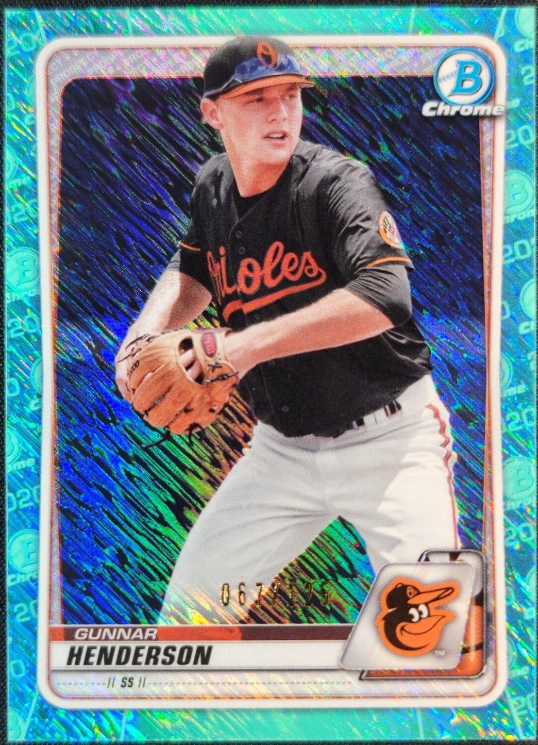 Gunnar Henderson [Aqua Shimmer Refractor] #BCP-134