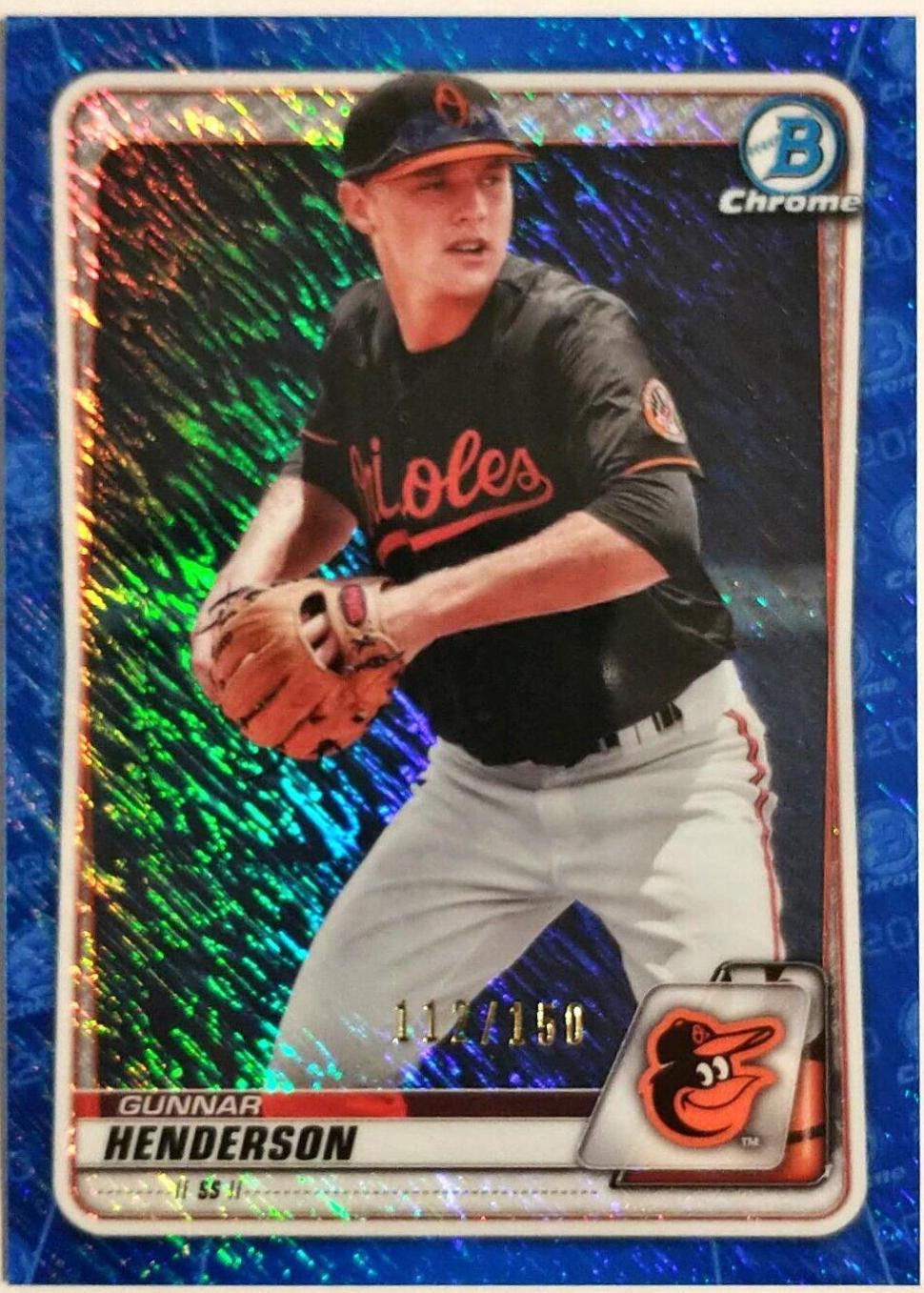Gunnar Henderson [Blue Shimmer Refractor] #BCP-134