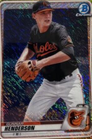 Gunnar Henderson [Gold Shimmer Refractor] #BCP-134