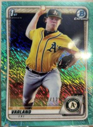 Gus Varland [Aqua Shimmer Refractor] #BCP-38