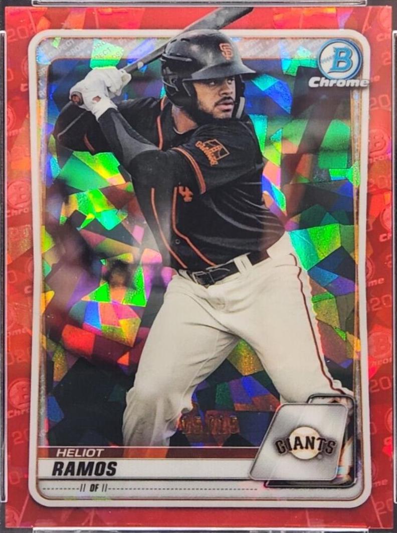Heliot Ramos [Red Shimmer Refractor] #BCP-148