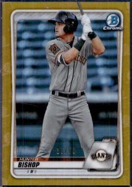 Hunter Bishop [Gold Refractor] #BCP-129