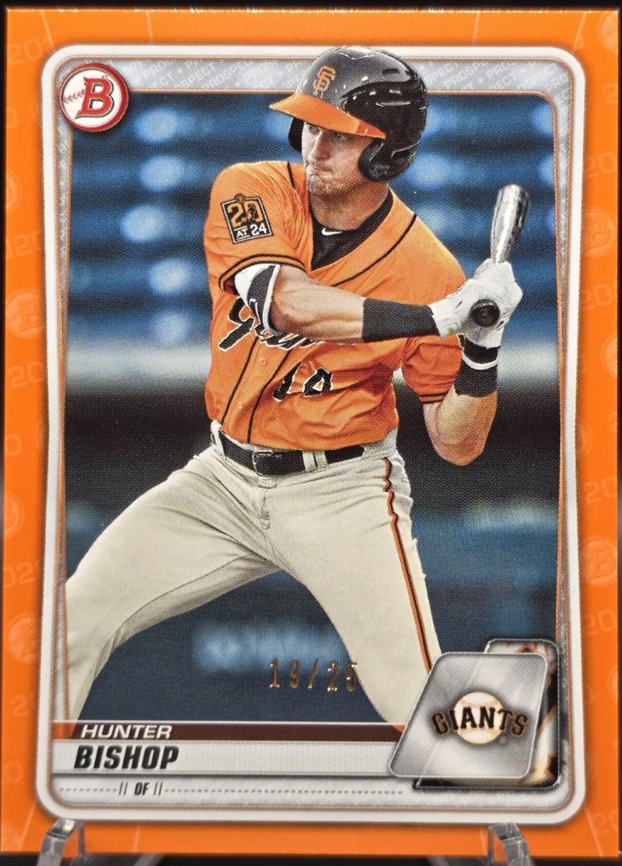 Hunter Bishop [Orange Shimmer Refractor] #BCP-129