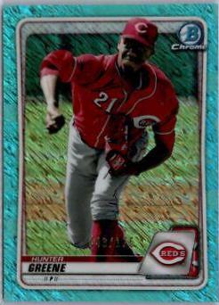 Hunter Greene [Aqua Shimmer Refractor] #BCP-47