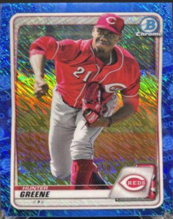 Hunter Greene [Blue Shimmer Refractor] #BCP-47