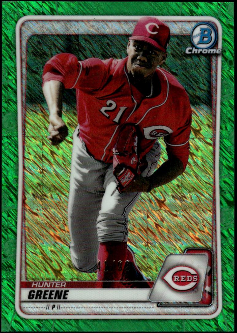 Hunter Greene [Green Shimmer Refractor] #BCP-47