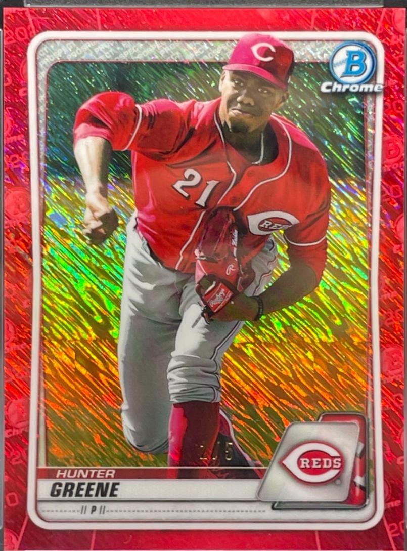 Hunter Greene [Red Shimmer Refractor] #BCP-47