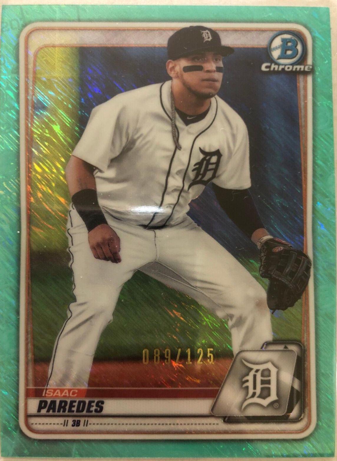 Isaac Paredes [Aqua Refractor] #BCP-120