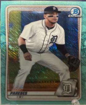 Isaac Paredes [Aqua Shimmer Refractor] #BCP-120
