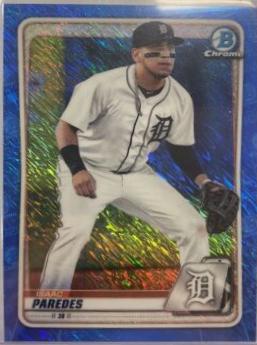 Isaac Paredes [Blue Shimmer Refractor] #BCP-120