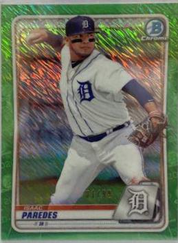 Isaac Paredes [Green Shimmer Refractor] #BCP-120