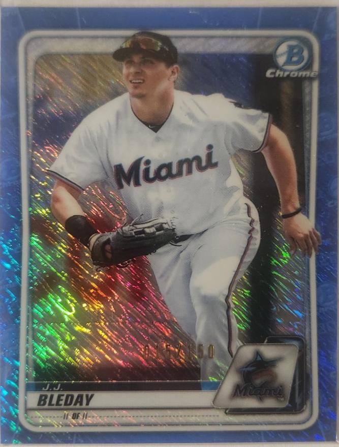 J.J. Bleday [Blue Shimmer Refractor] #BCP-116