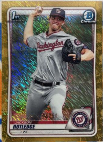Jackson Rutledge [Gold Shimmer Refractor] #BCP-91