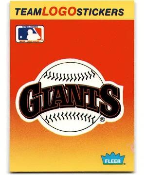 Giants MLB logo sticker