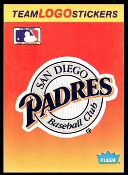 Padres MLB logo sticker