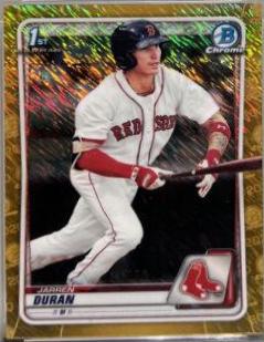 Jarren Duran [Gold Shimmer Refractor] #BCP-144