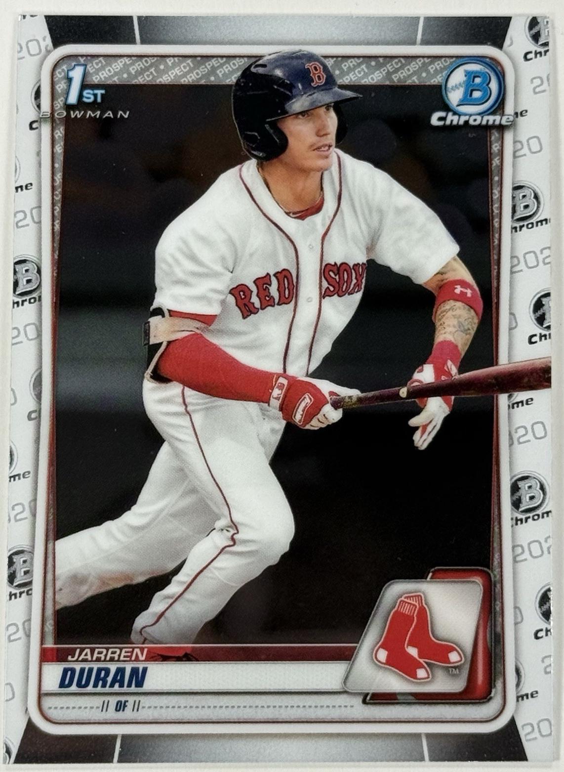 Jarren Duran [Red Shimmer Refractor] #BCP-144