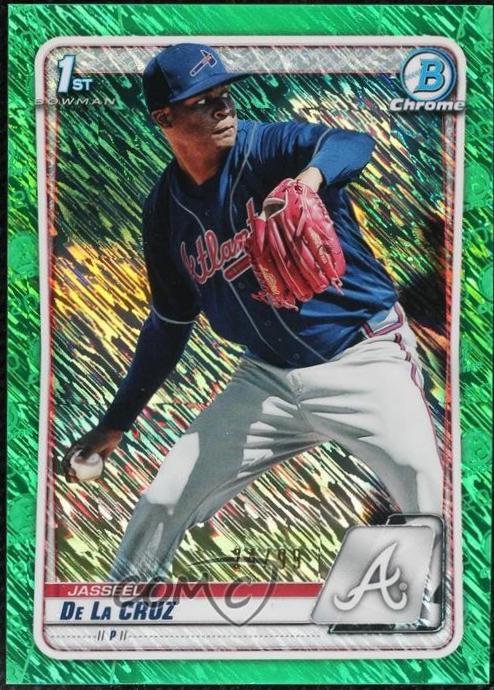 Jasseel De La Cruz [Green Shimmer Refractor] #BCP-115