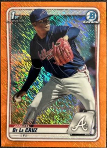 Jasseel De La Cruz [Orange Shimmer Refractor] #BCP-115