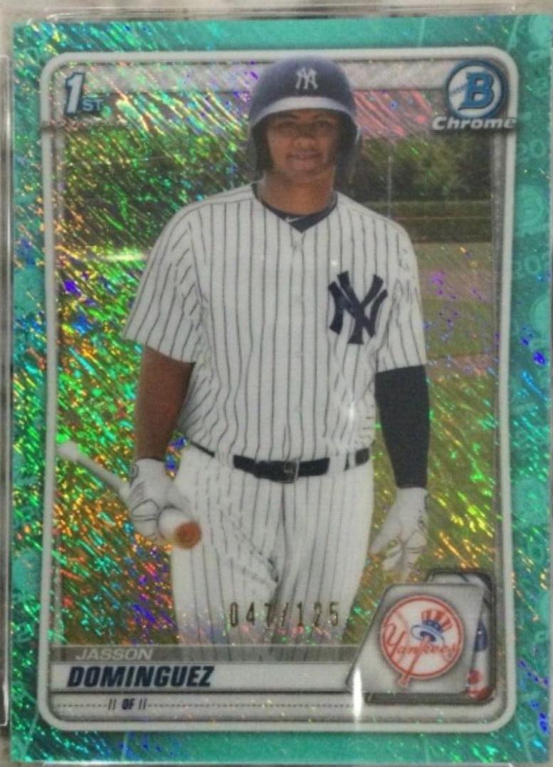 Jasson Dominguez [Aqua Shimmer Refractor] #BCP-8