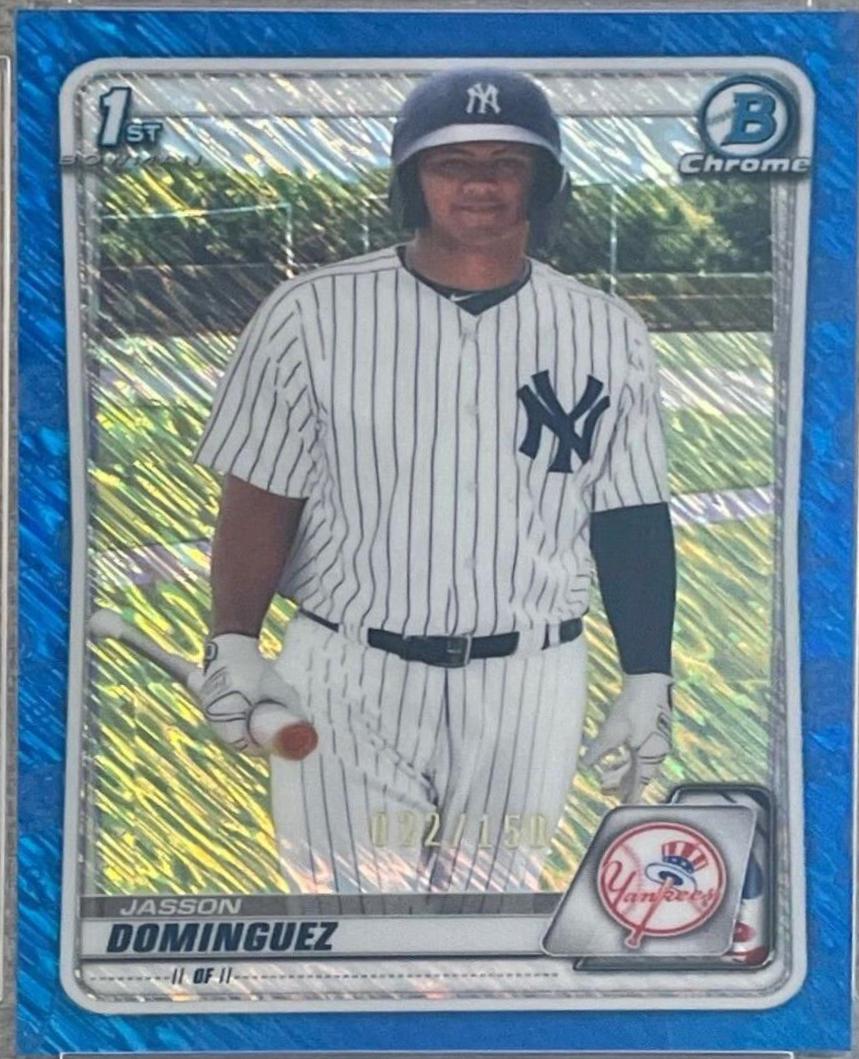 Jasson Dominguez [Blue Shimmer Refractor] #BCP-8