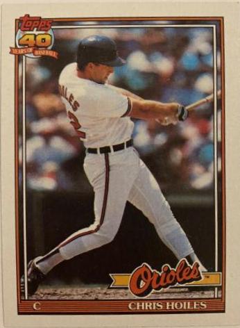 Chris Hoiles [White Frame] #42