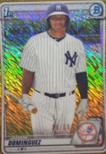 Jasson Dominguez [Gold Shimmer Refractor] #BCP-8