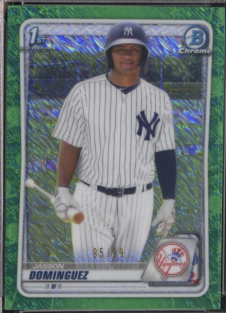 Jasson Dominguez [Green Shimmer Refractor] #BCP-8