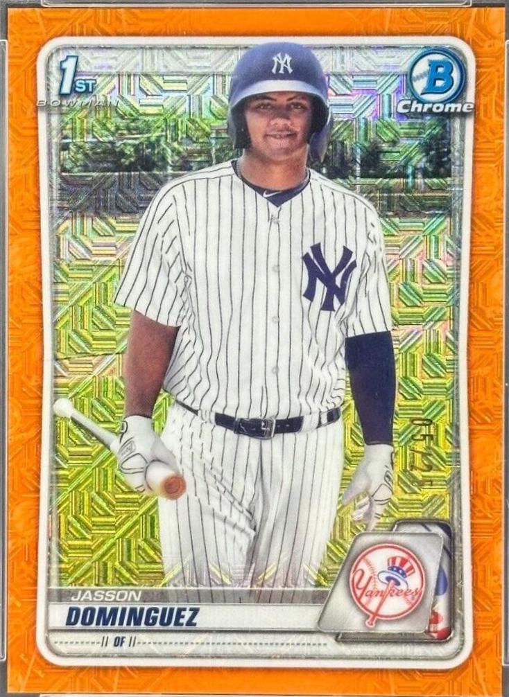Jasson Dominguez [Orange Refractor Mega Box Mojo] #BCP-8
