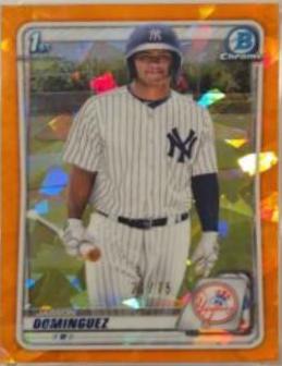 Jasson Dominguez [Orange Shimmer Refractor] #BCP-8