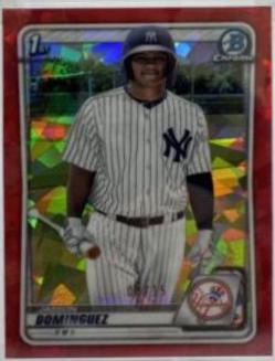 Jasson Dominguez [Red Shimmer Refractor] #BCP-8