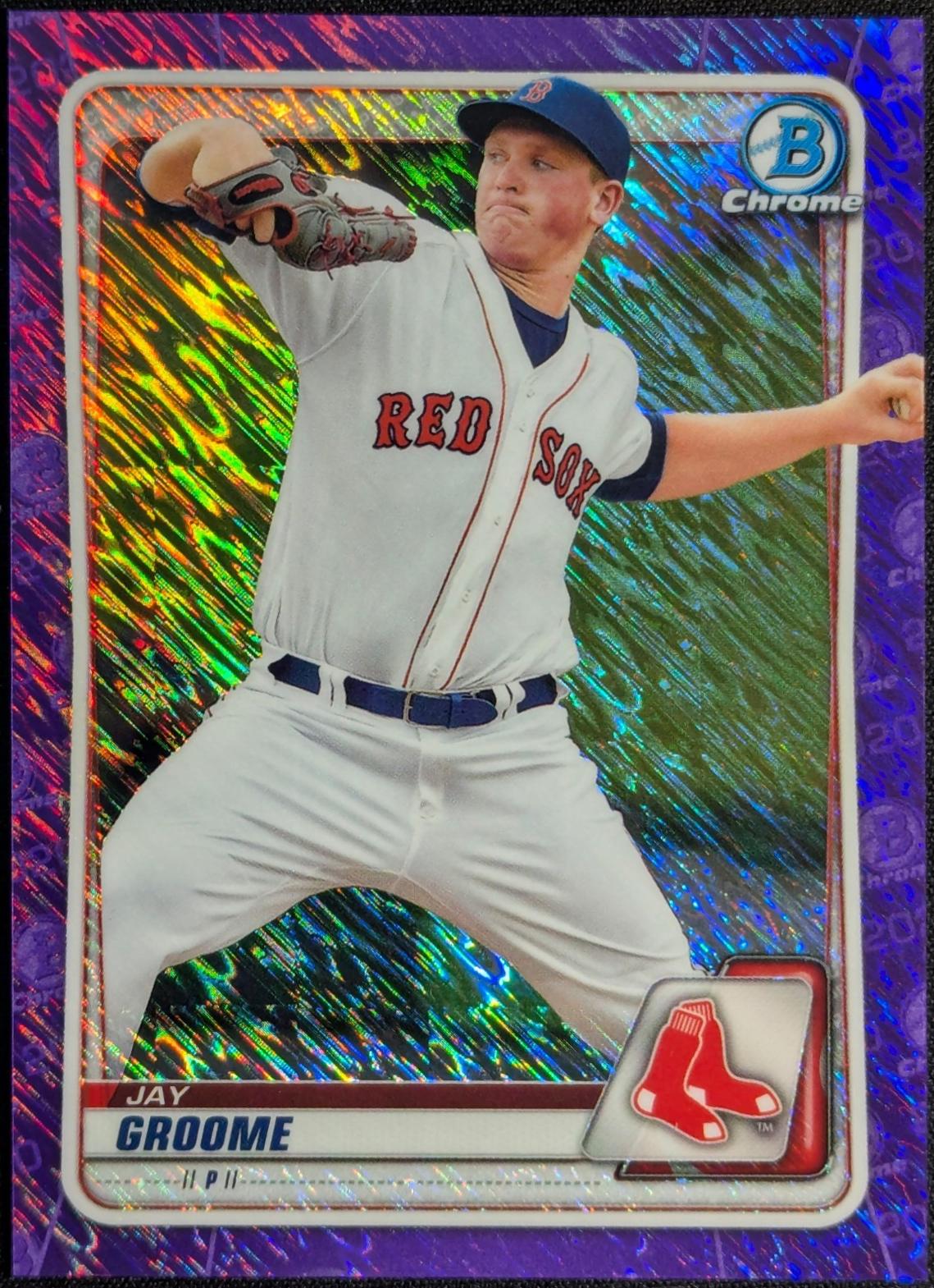 Jay Groome [Purple Shimmer Refractor] #BCP-185