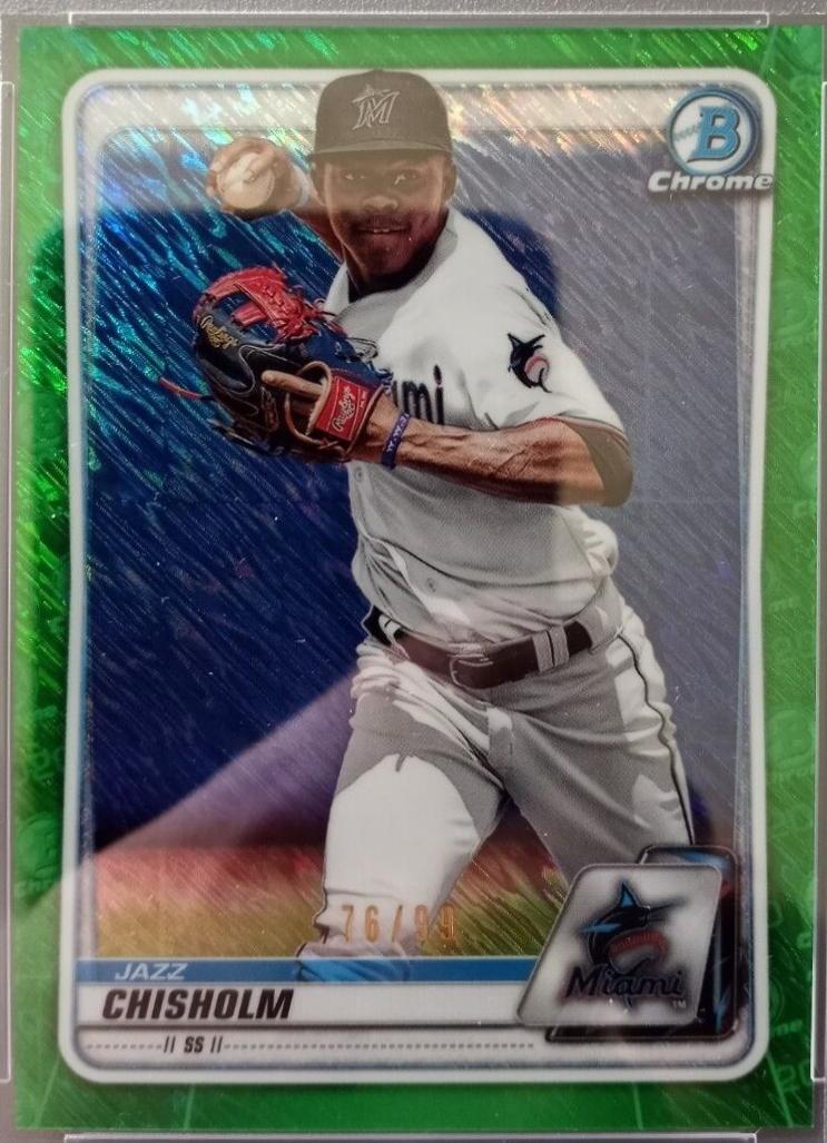 Jazz Chisholm [Green Shimmer Refractor] #BCP-72