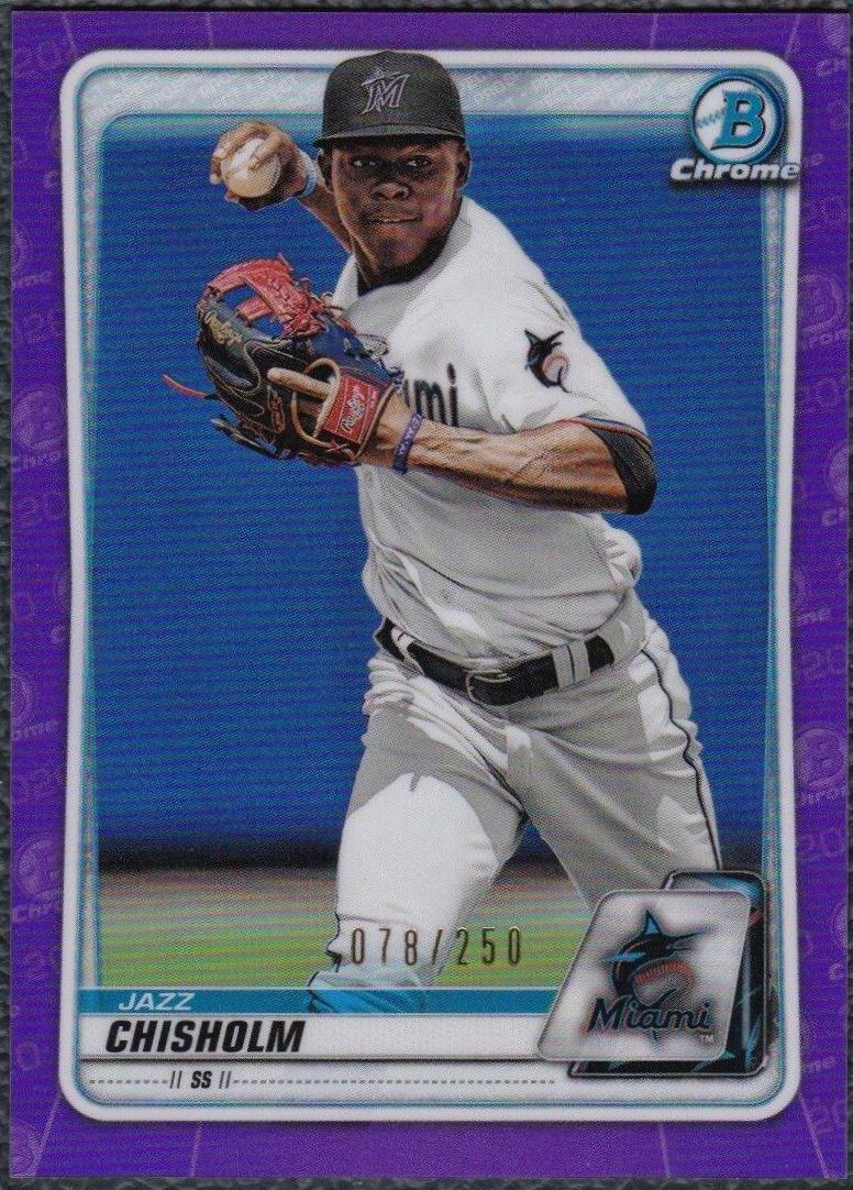 Jazz Chisholm [Purple Refractor] #BCP-72