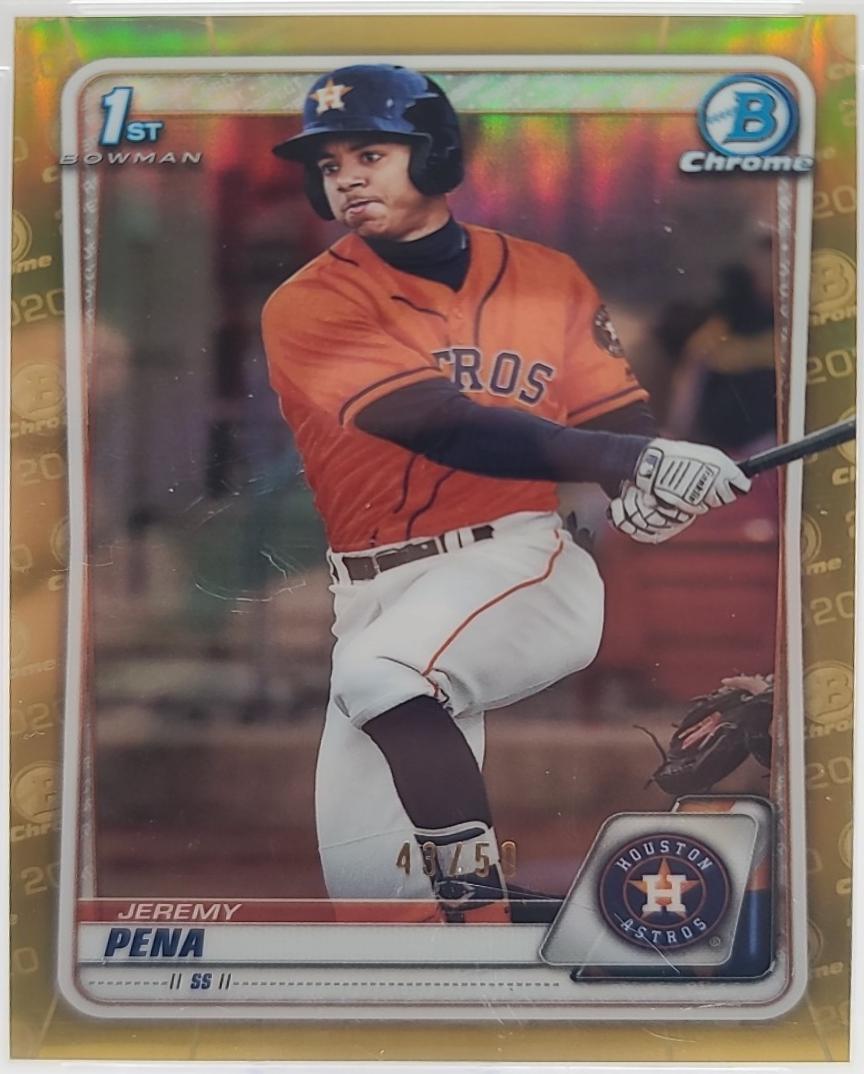 Jeremy Pena [Gold Refractor] #BCP-61