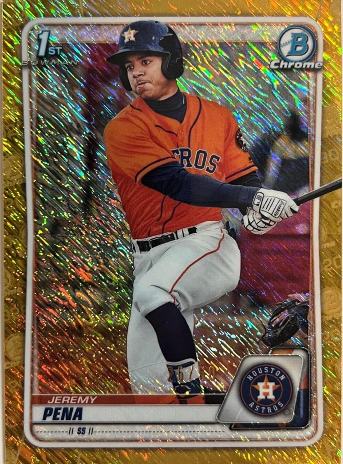Jeremy Pena [Gold Shimmer Refractor] #BCP-61
