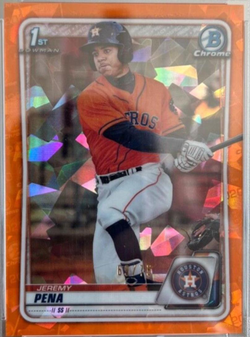 Jeremy Pena [Orange Shimmer Refractor] #BCP-61