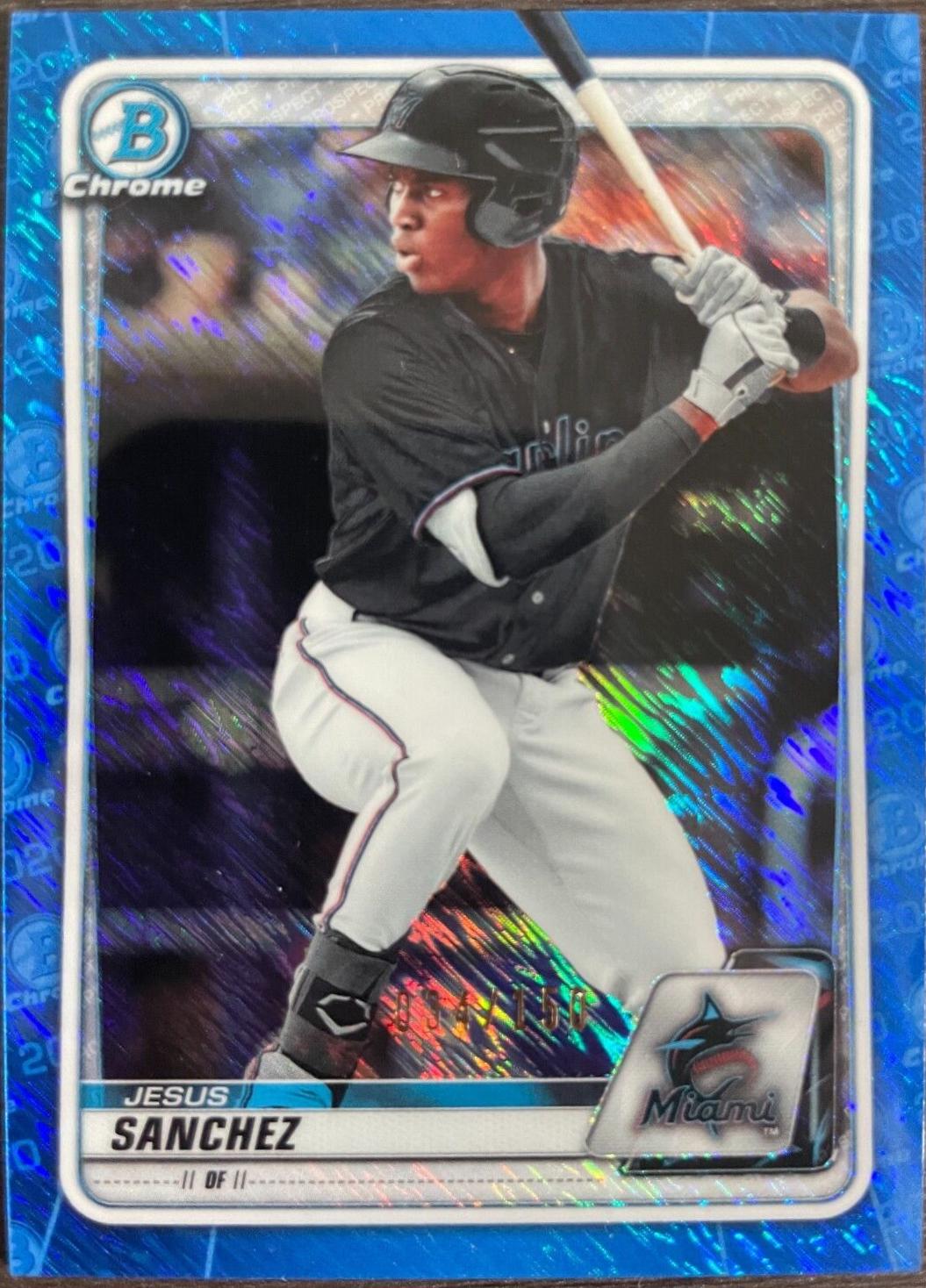 Jesus Sanchez [Blue Shimmer Refractor] #BCP-11